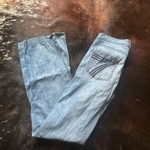 7 For All Mankind Light Blue Boot Cut Jeans